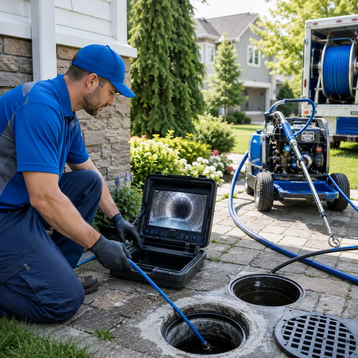 Outdoor drain cleaning professionals serving Three Oaks, MI