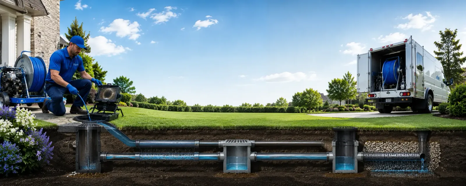 Outdoor drain cleaning information for Three Oaks, MI