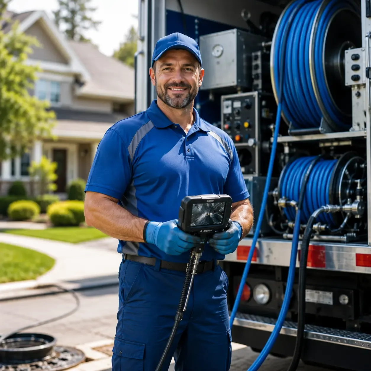 Local outdoor drain cleaning specialists in Three Oaks, MI